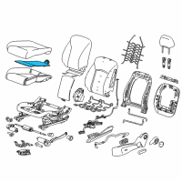 OEM 2016 Buick LaCrosse Seat Cushion Heater Diagram - 20983148