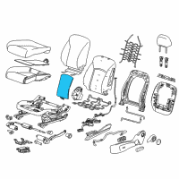 OEM 2016 Buick Verano Seat Back Heater Diagram - 20983147