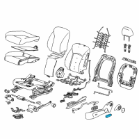 OEM Buick Verano Seat Switch Knob Diagram - 23113687