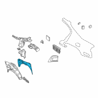 OEM 2002 Infiniti I35 Wheel House-Rear, Inner RH Diagram - 76750-4Y900