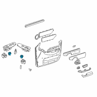 OEM Oldsmobile Silhouette Lock Switch Diagram - 10416104