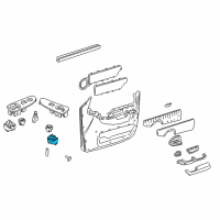 OEM 1998 Oldsmobile Silhouette Window Switch Diagram - 19244650