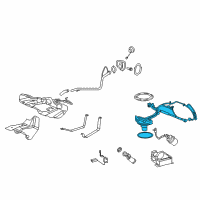 OEM Chevrolet Cobalt Fuel Gauge Sending Unit Diagram - 15947543