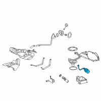 OEM Chevrolet Fuel Filter Diagram - 19169217