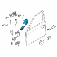 OEM BMW 228i xDrive Left System Latch Diagram - 51-21-7-202-143