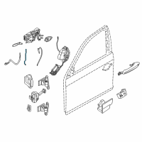 OEM 2017 BMW M6 Right Operating Rod Diagram - 51-21-7-227-736