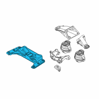 OEM BMW 535i Gearbox Support Diagram - 22-31-6-776-521