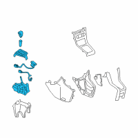 OEM Chevrolet Captiva Sport Shifter Assembly Diagram - 22830097