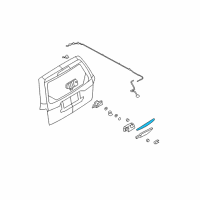 OEM Ford Flex Rear Blade Diagram - 8L8Z-17528-C