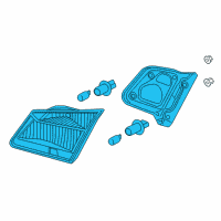 OEM 2015 Honda Accord Dwg, Light Assy , R Diagram - 34150-T2A-A01