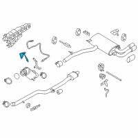 OEM 2017 BMW 535i GT Oxygen Sensor Diagram - 11-78-7-596-908