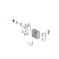 OEM 2000 Toyota Land Cruiser Pipe Diagram - 88897-60050