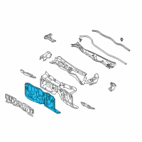 OEM 2014 Lexus GS450h Panel Sub-Assy, Dash Diagram - 55101-30B90