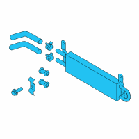 OEM Nissan Oil Cooler Assy-Power Steering Diagram - 49790-JF00A