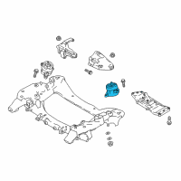 OEM 2019 Kia Stinger Bracket Assembly-Engine Diagram - 21850J5500