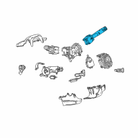 OEM 2012 GMC Terrain Wiper Switch Diagram - 52154275