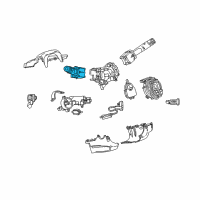 OEM 2017 Chevrolet Equinox Combo Switch Diagram - 22782637