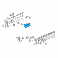 OEM 2020 Honda Ridgeline Light Unit, L. Cargo Diagram - 34651-SJC-A01