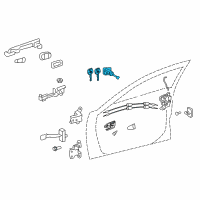 OEM 2015 Toyota Camry Cylinder & Keys Diagram - 69051-06051
