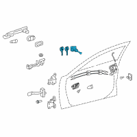 OEM 2013 Toyota Camry Cylinder & Keys Diagram - 69052-06111