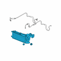 OEM 2008 BMW 328i Oil Cooler Engine Transmission Diagram - 17-22-7-521-376