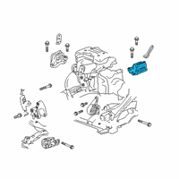 OEM 2018 Chevrolet Traverse MOUNT-ENG Diagram - 84382026