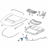 OEM 2017 Cadillac CTS Latch Diagram - 22985608