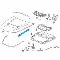 OEM Cadillac Support Cylinder Diagram - 22784840