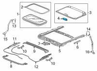 OEM Acura TLX Handle (Alluring Ecru) Diagram - 70611-T2A-A01ZQ