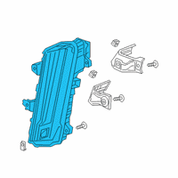 OEM 2021 Cadillac XT6 Daytime Run Lamp Diagram - 84731995