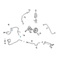 OEM Buick Enclave Pressure Hose Seal Diagram - 15869849