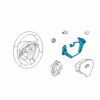 OEM Infiniti G37 Switch Assy-Steering Diagram - 25550-JK12E