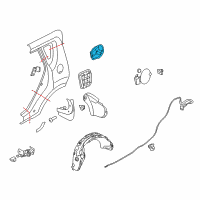OEM Kia Housing Assembly-Fuel Filler Diagram - 715312K000