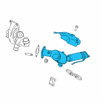 OEM Ford Edge Catalytic Converter Diagram - G2GZ-5E212-B