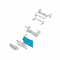 OEM Lexus ES350 INSULATOR Assembly, Dash Diagram - 55210-33171