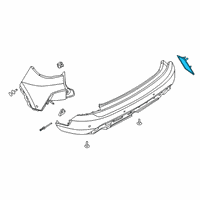 OEM Ford Escape REFLECTOR ASY Diagram - LJ6Z-13A565-A