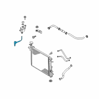 OEM 2016 Kia Sorento Hose-Overflow Diagram - 25443C5000