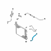 OEM 2016 Kia Sorento Hose Assembly-Radiator, Lower Diagram - 25410C5700