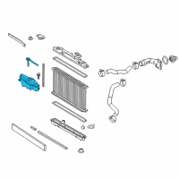 OEM 2017 Lexus ES350 Reserve Tank Assembly, R Diagram - 16470-0V020