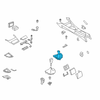 OEM 2011 BMW 1 Series M Sport Gearshift Knob With Chrome Ring Diagram - 25-11-7-595-326