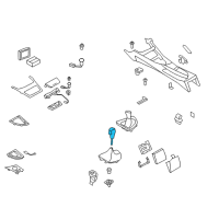 OEM 2013 BMW 135is Selector Lever Handle, Leath, Plastic Ring Diagram - 25-16-0-415-481