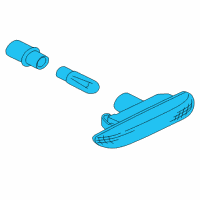 OEM BMW 325xi Additional Turn Indicator Lamp, Right Diagram - 63-13-8-370-720