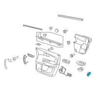 OEM GMC Acadia Lock Switch Diagram - 10390499