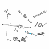 OEM 2003 Dodge Ram 1500 Axle Half Shaft Diagram - R5170822AA