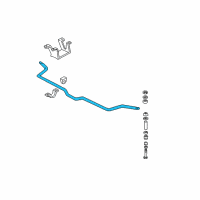 OEM 1999 Pontiac Firebird Shaft-Front Stabilizer Diagram - 26025316