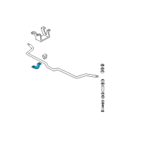 OEM 1995 Chevrolet Camaro Stabilizer Bar Clamp Diagram - 10259206