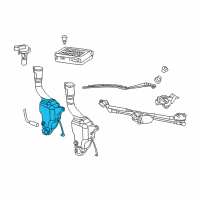 OEM 2005 Dodge Magnum Reservoir-Windshield Washer Diagram - 5170706AA