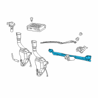 OEM 2010 Chrysler 300 Pivot-WIPER Diagram - 5139092AA