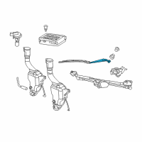 OEM 2007 Chrysler 300 Arm-Front WIPER Diagram - 5139094AB