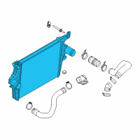 OEM Ford Excursion Intercooler Diagram - 6C3Z-6K775-A